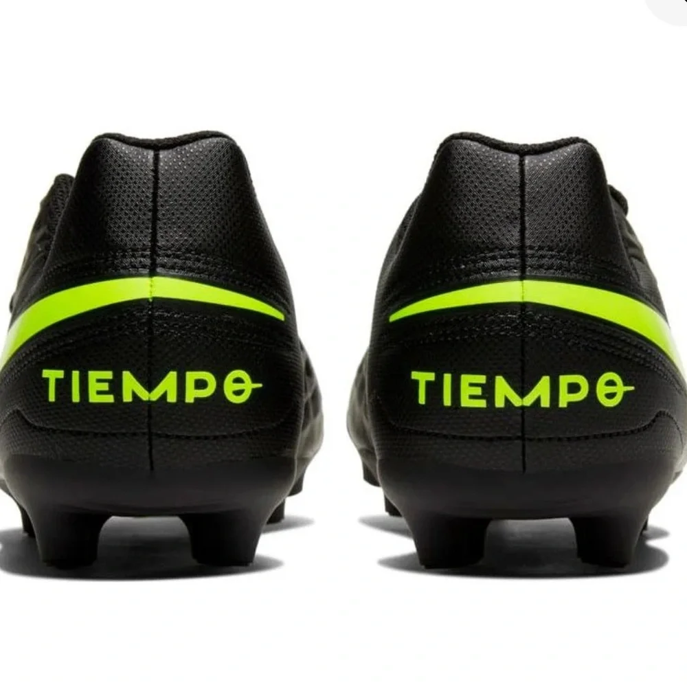 Nike Tiempo Legend 8 Club MG Black with Volt Accents‎